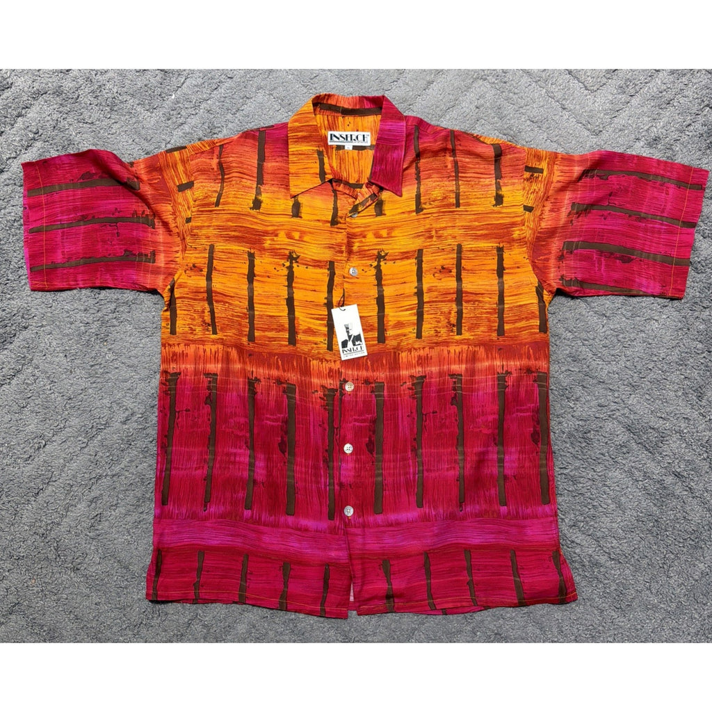 InSerch Limited Edition Button Up Shirt Men’s XL Beach Casual Made In UAE NWT