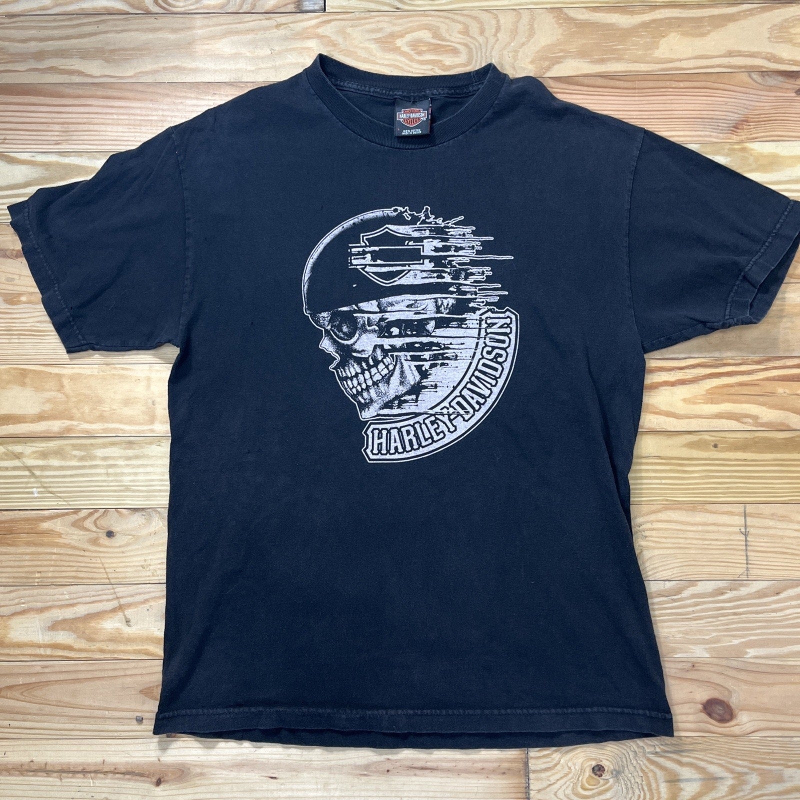Vintage Harley Davidson T Shirt Fort Myers Florida Willie G Skull Graphic Size L