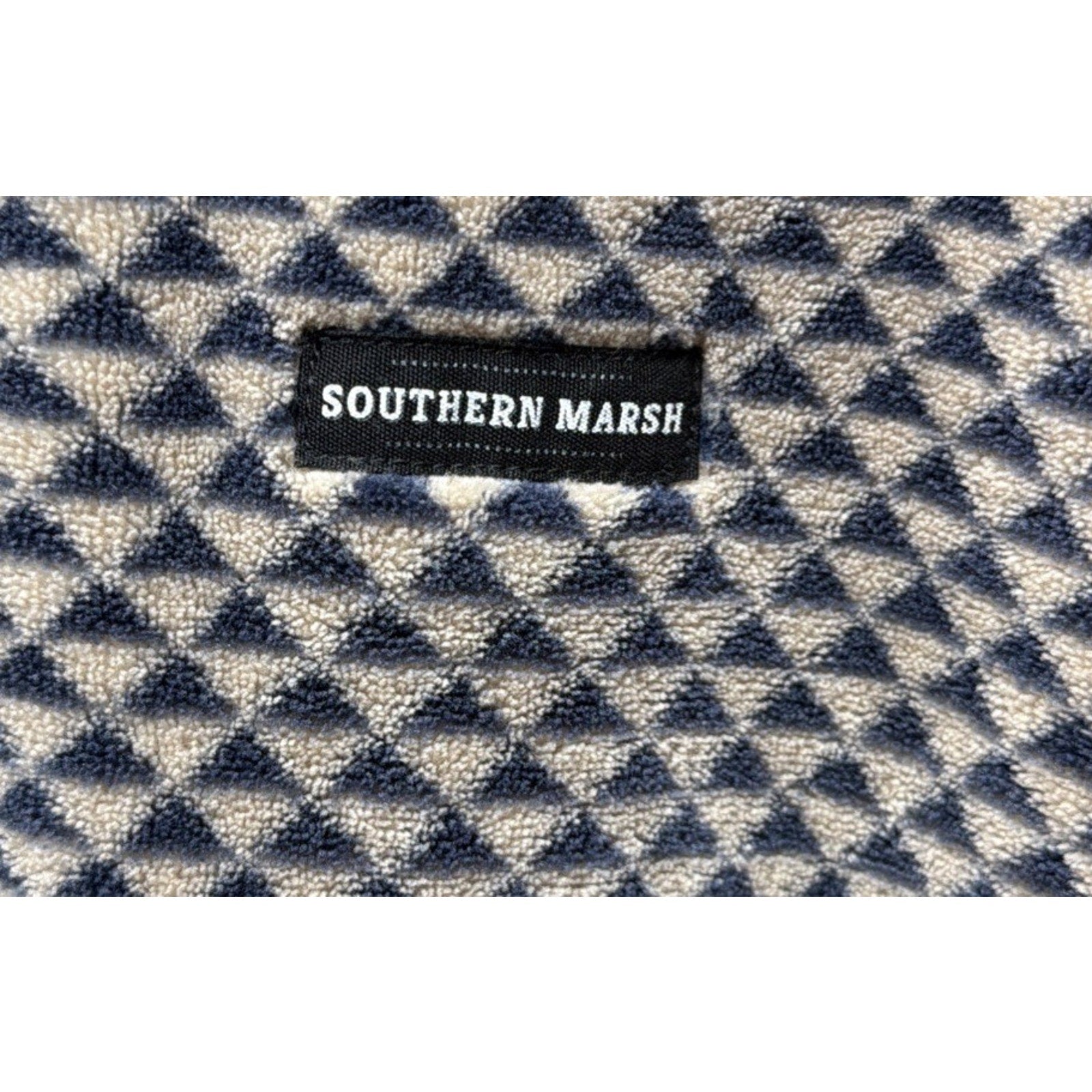 Southern Marsh Men’s XLT Arapaho Fleece 1/4 Zip Pullover Biege Blue