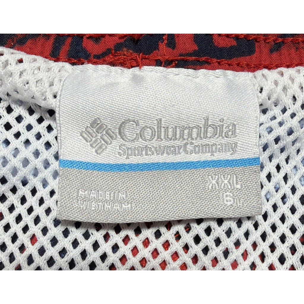 Men's Columbia PFG Omni-Shade Super Backcast Water Shorts Swim Trunks 6" XXL