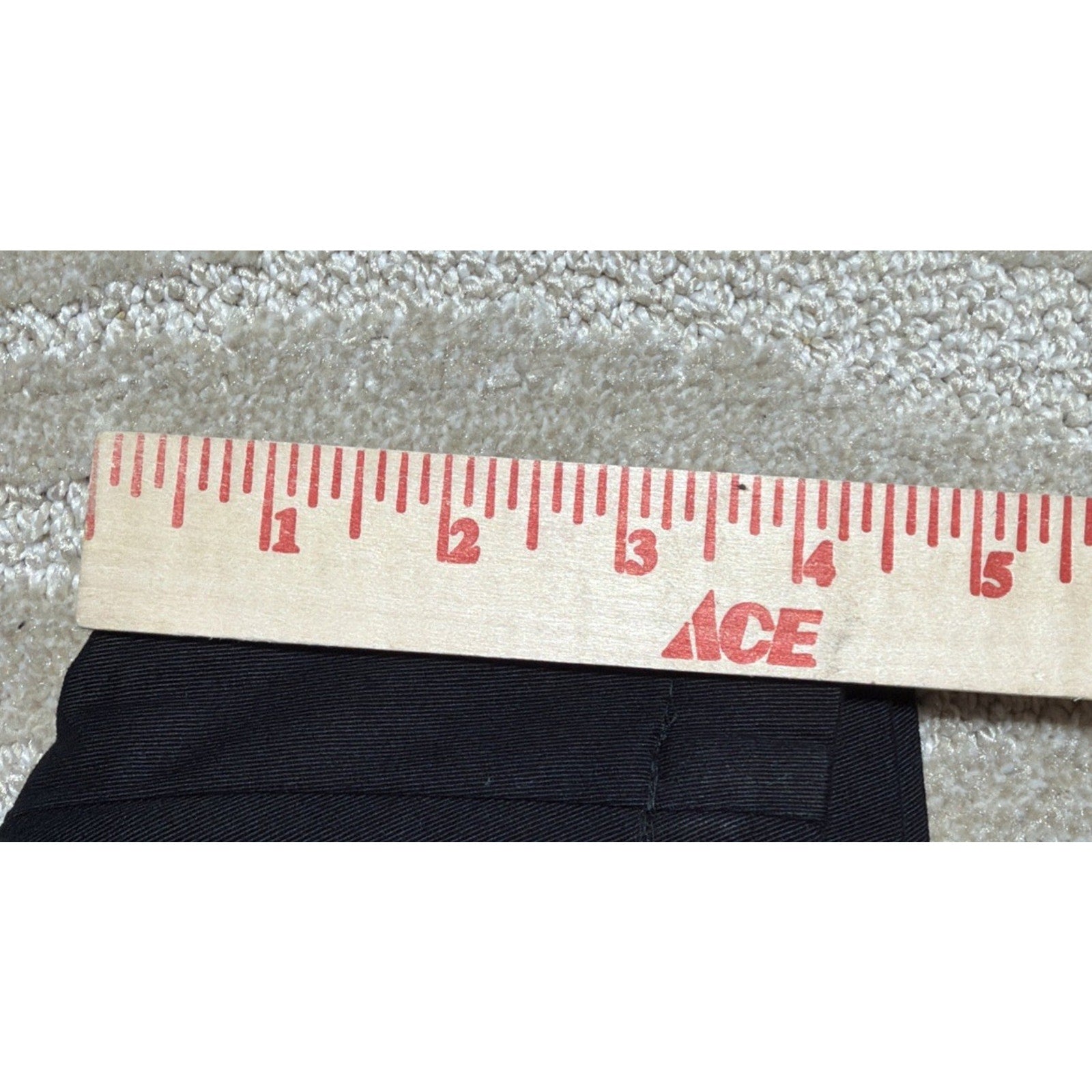 New COUNTERPARTS Mid Rise Black Chino Shorts - Women's Size 4 NWT 32x5”