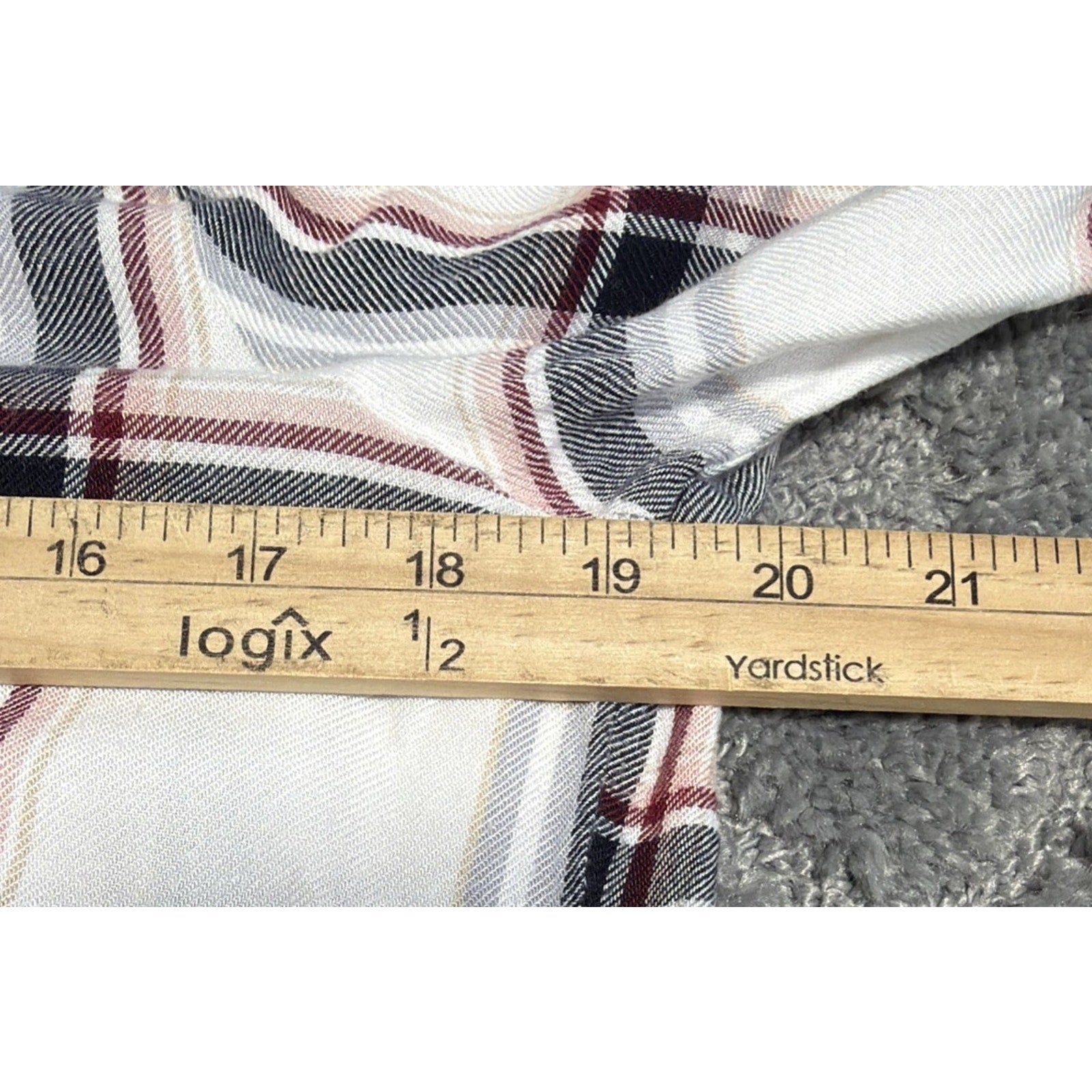 Banana Republic Womens Small DILLON Flannel Shirt Plaid EVERYDAY SOFT