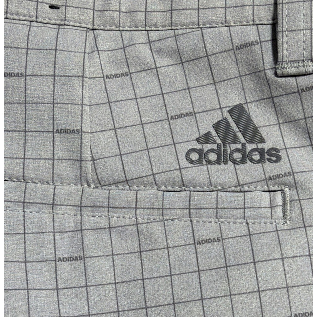 Adidas Ultimate 365 Stretch Grid Print All Over Golf Shorts Mens Size 38 New