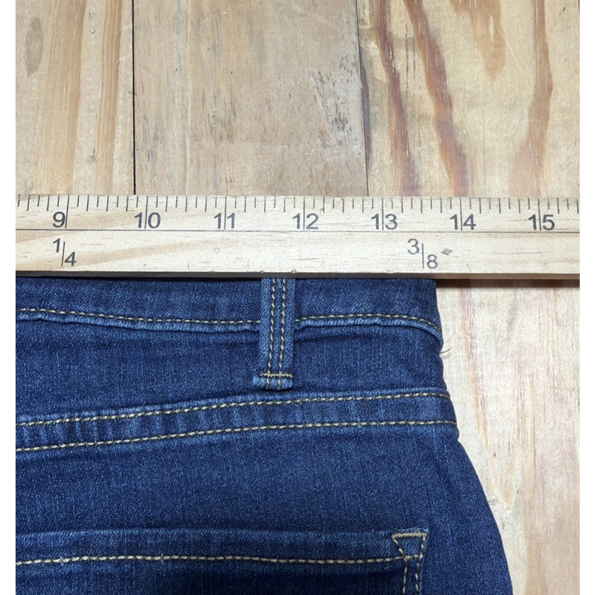 No Boundaries Jeans Women 7 Blue Skinny Leg Dark Wash High Rise Denim