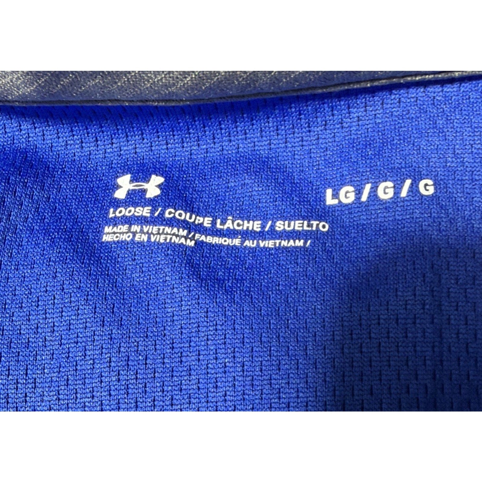 Under Armour Men’s Golf Tech Polo Blue Size Large