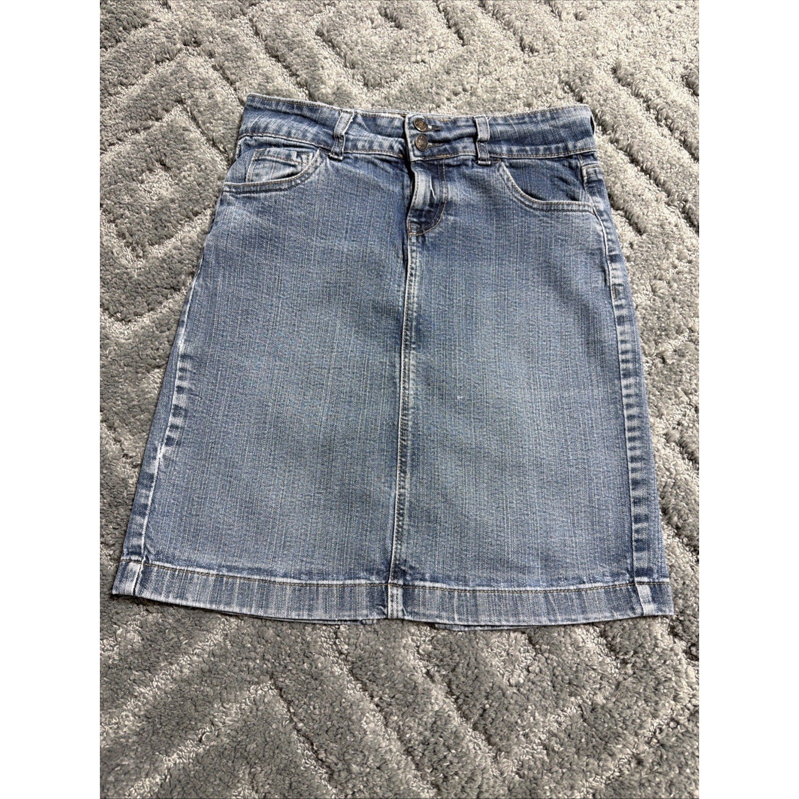 Old Navy Y2K Mini Denim Jean Skirt Womens Size 2 Medium Wash