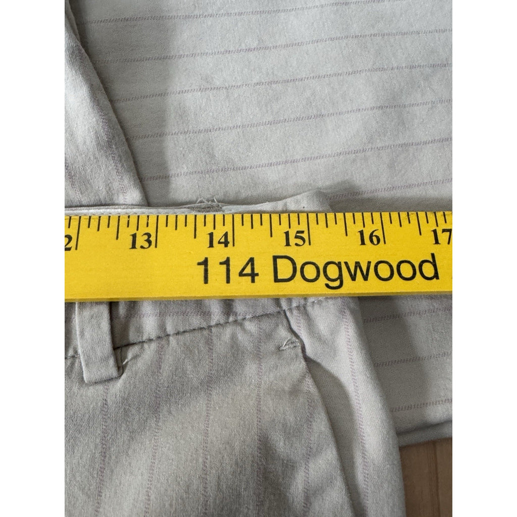 GAP Factory Store Beige Pinstripe Modern Fit Flare Pants Women’s 6 Regular