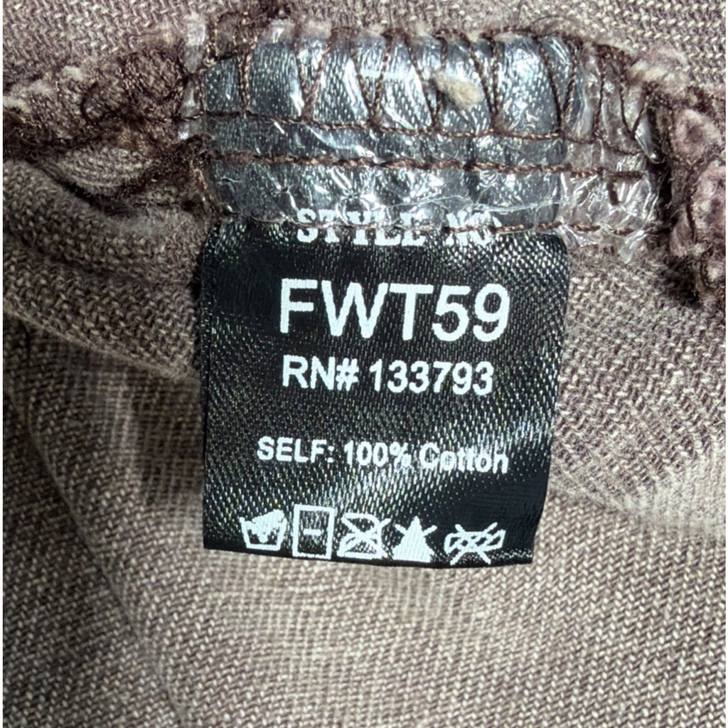 POL Oversized Plaid Sleeve Raw Edge Shirt Jacket Size S