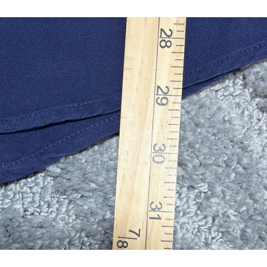 Vintage 80s Bugle Boy Company Navy Blue Button Down Shirt Mens XXL Crest Logo