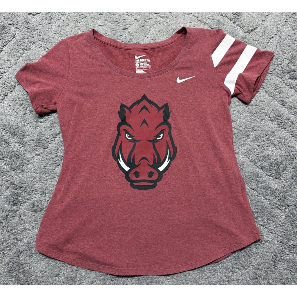 Arkansas Razorback Nike Women's Size L Graphic Tee Short Sleeve Excellent