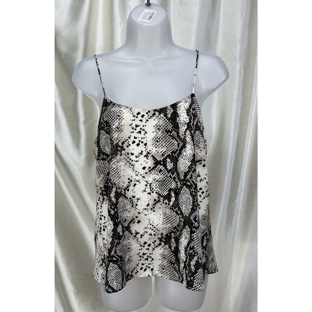 Altar'd State Women's S Spaghetti Strap Scoop Neck Snakeskin Cami Tank Top EUC