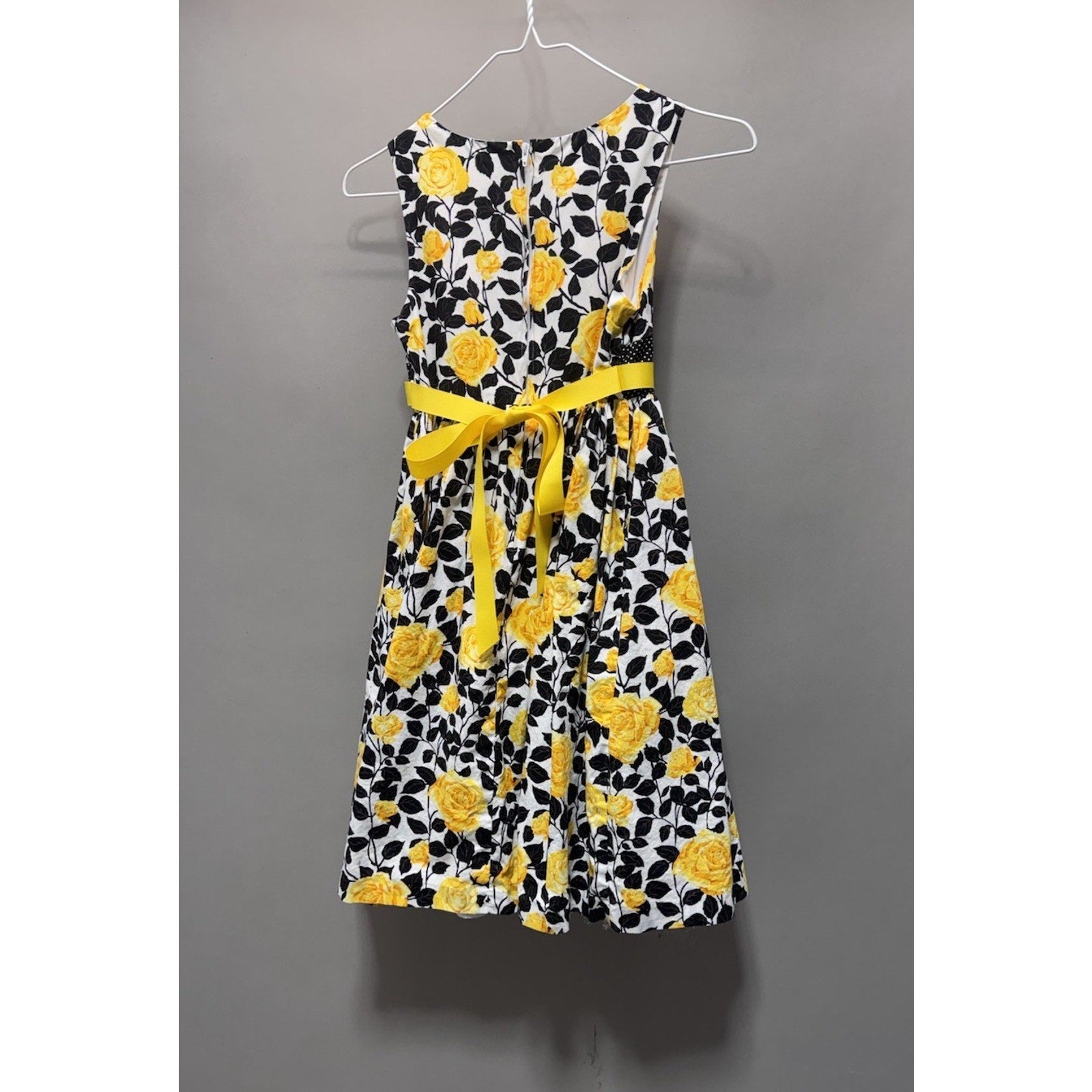 BONNIE JEAN FLORAL SUN DRESS WITH LACE TULLE SKIRT Sleeveless Girls Size 10