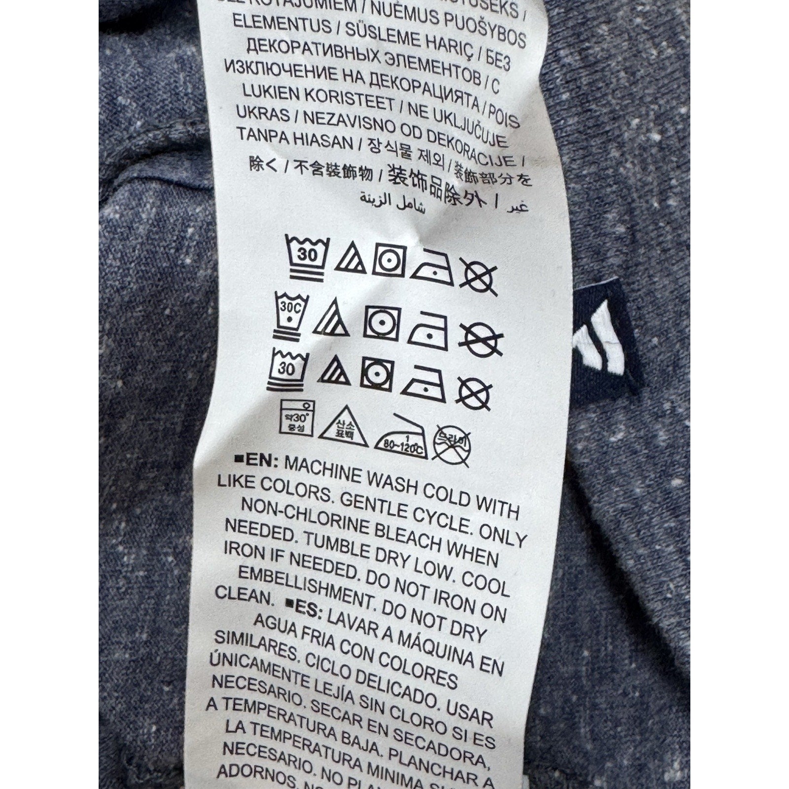 Tennessee Titans Heathered Gray Zippered Hoodie Women's Medium Fanatics Athletic