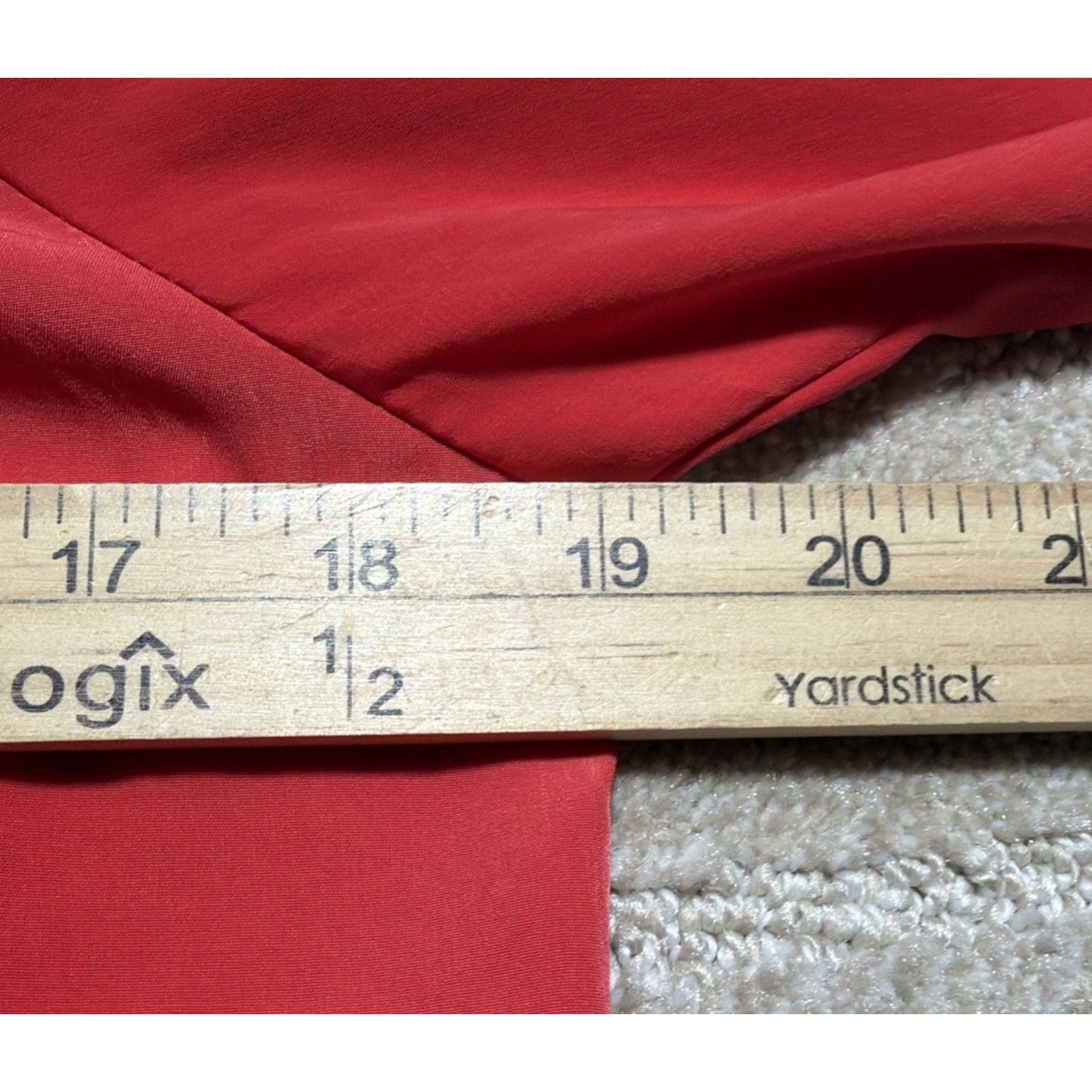 Y2K Glam women’s open shoulder Mini dress size Medium Red Made USA