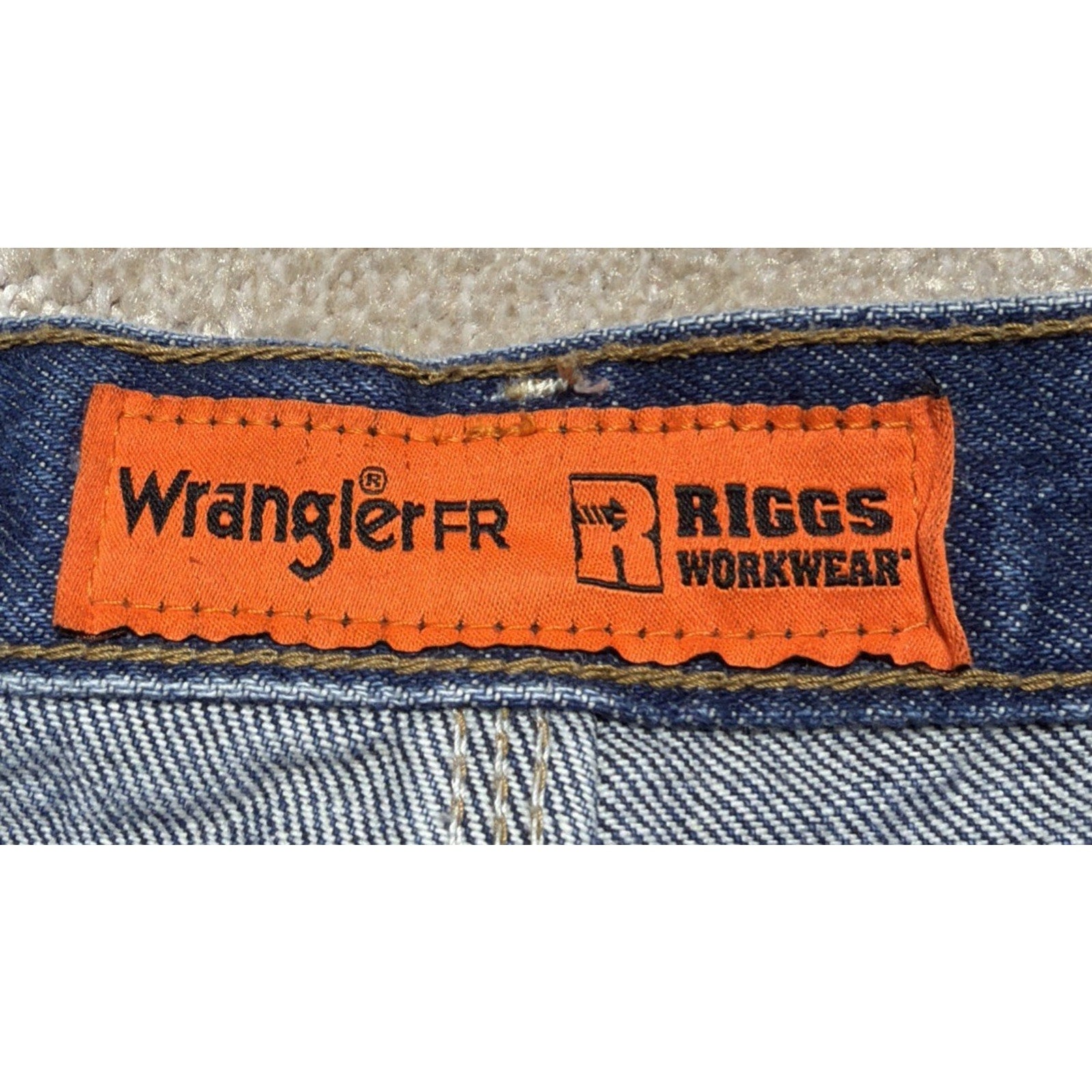 Men's Fire Resistant Wrangler Riggs Work Wear Relaxed fit jeans size 46x32