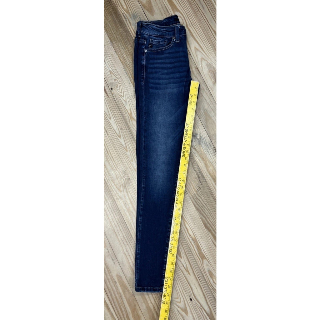 KanCan Women's High-Rise Skinny Stretch Medium Wash Jeans Cotton Blend Size 3/25