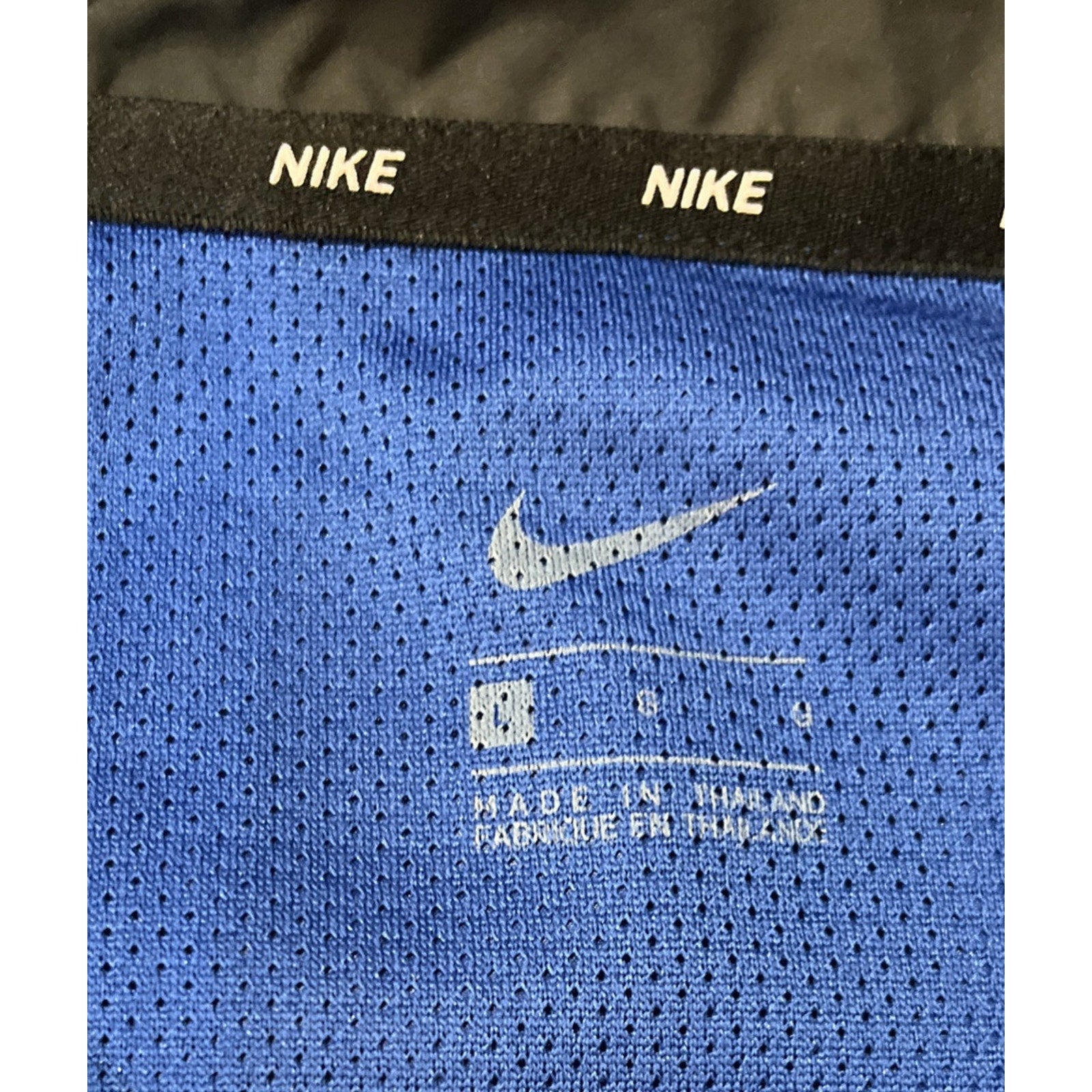 Nike Baseball Softball Short Sleeve Cage Wind Jacket Women's Blue Large