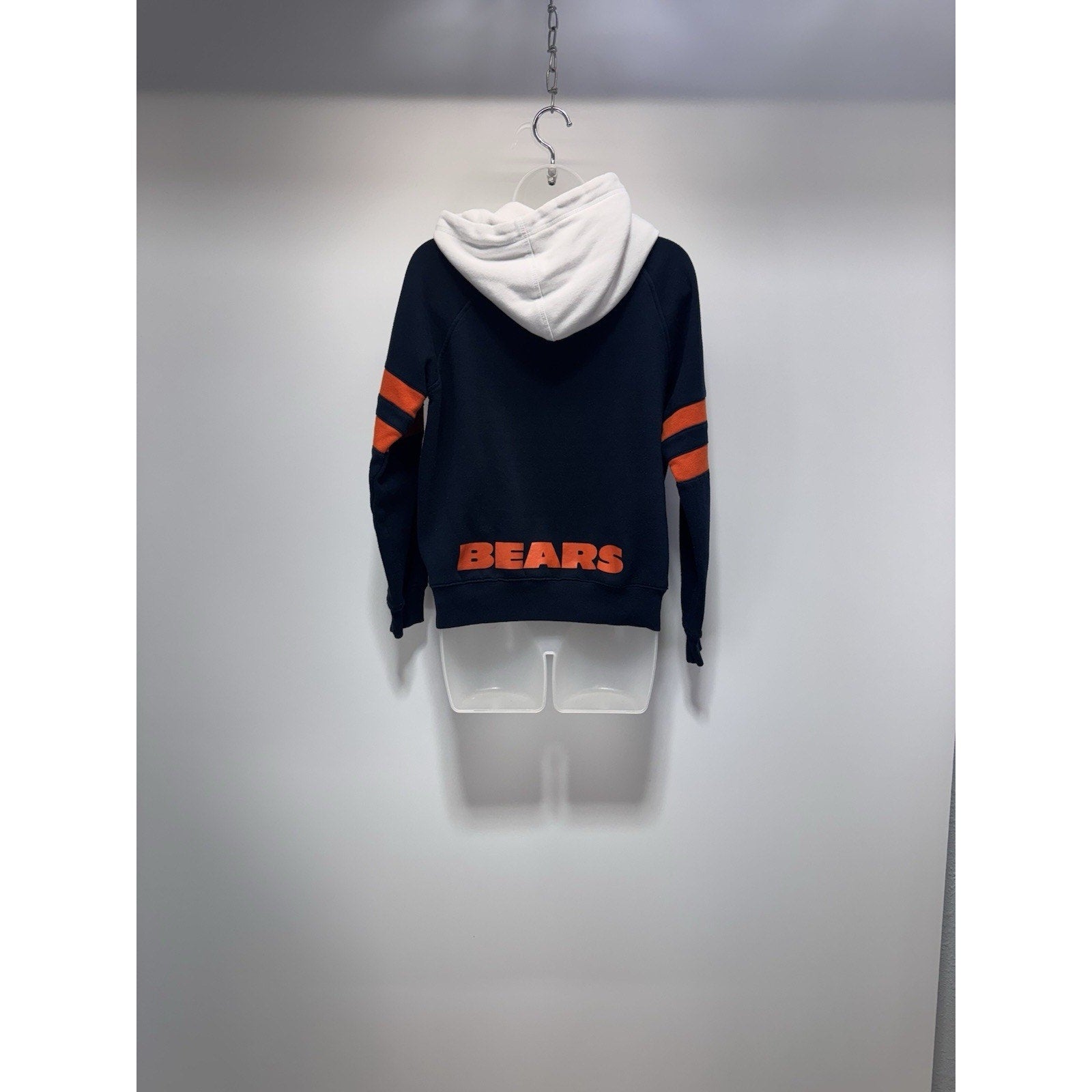 Chicago Bears Hoodie Sweatshirt Women's Medium NFL Team Apparel Lace Up