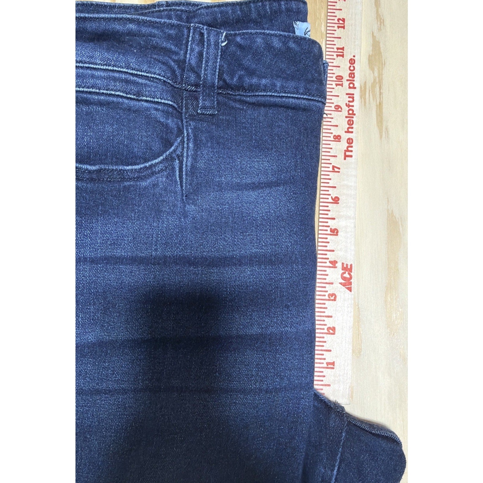 KanCan Womens Jeans Plus Size 20 Blue Skinny Slim Faded Mid Rise