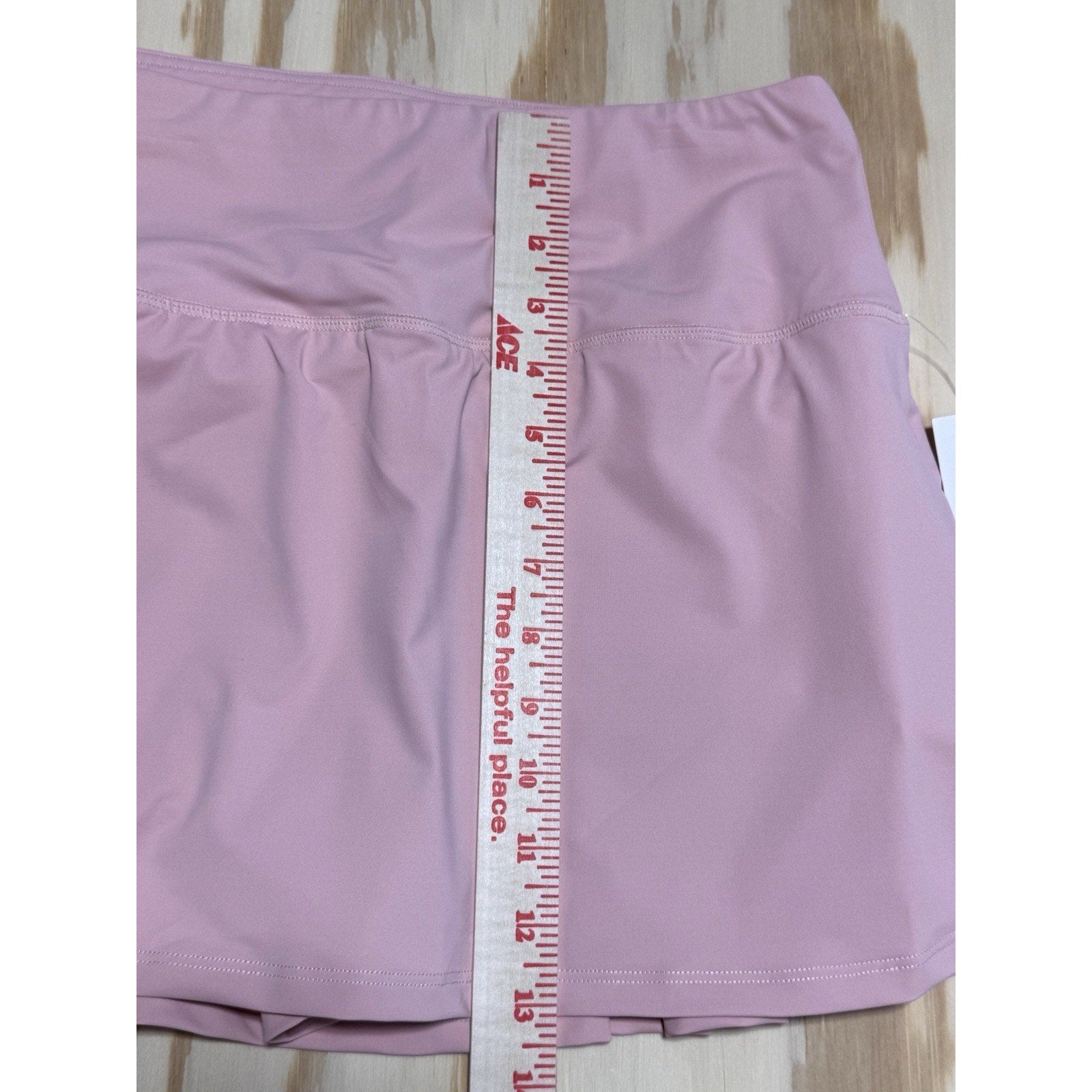 Women Pink Tennis Skort Athletic Golf Skirt Built In Shorts Pocket Size 10 New
