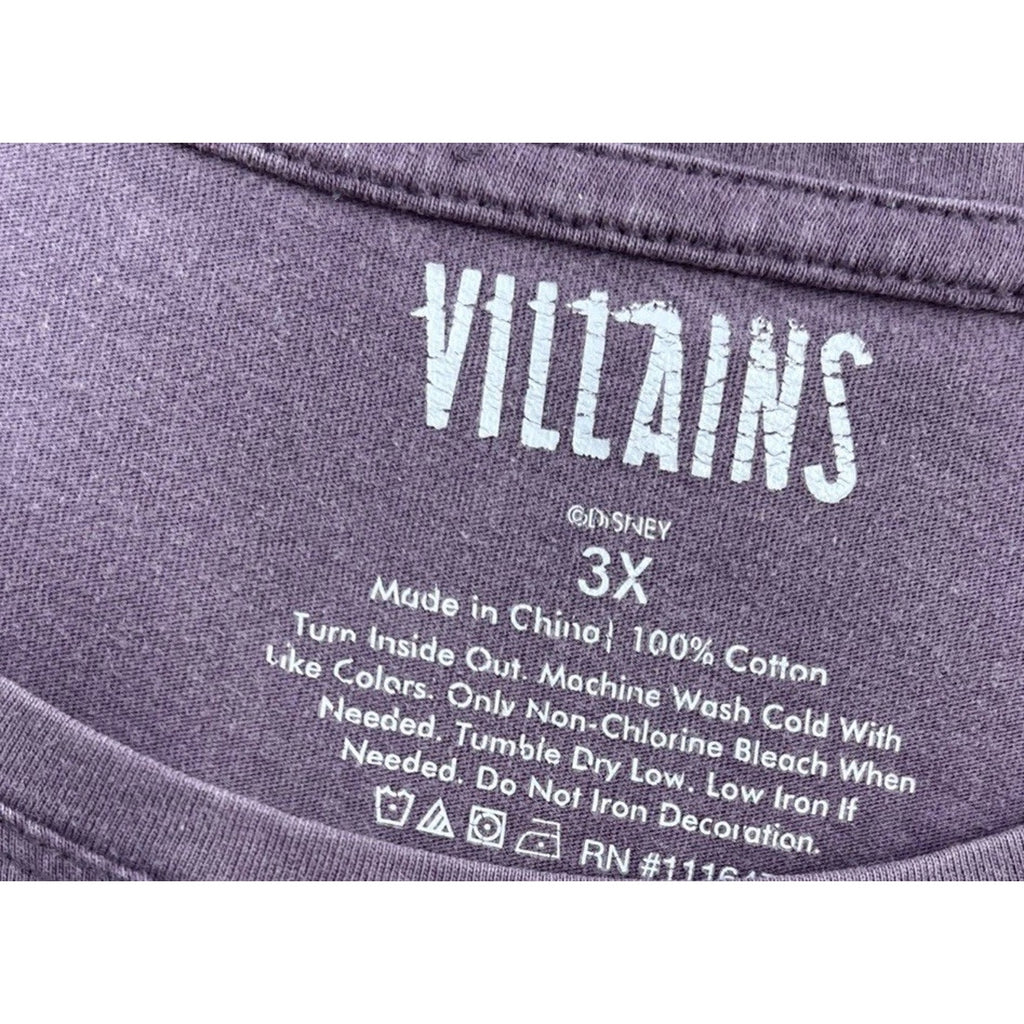 Disney Villains Shirt Evil Queen Tarot 3X Purple