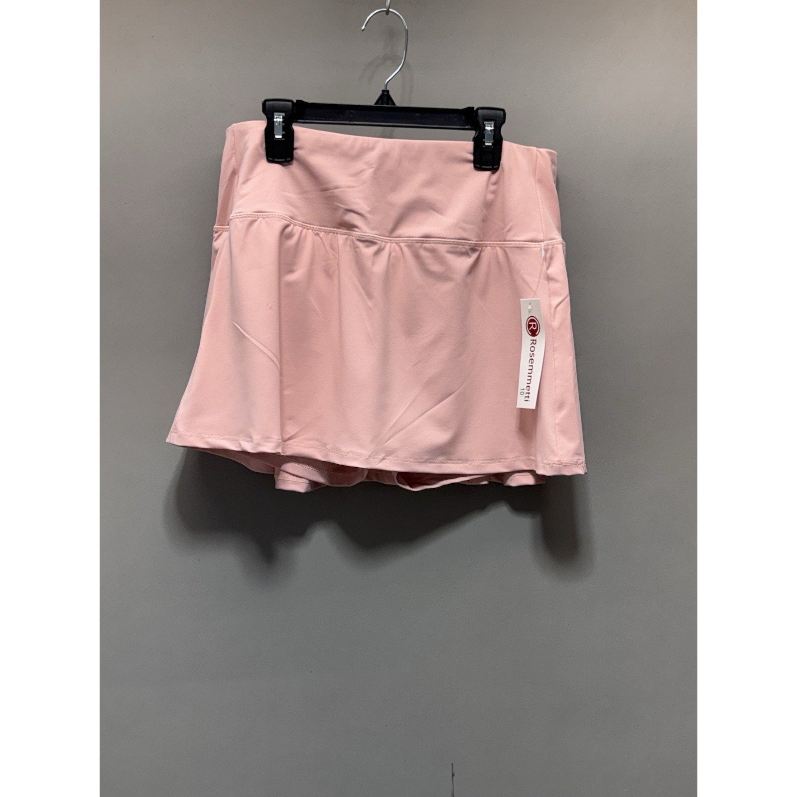 Women Pink Tennis Skort Athletic Golf Skirt Built In Shorts Pocket Size 10 New