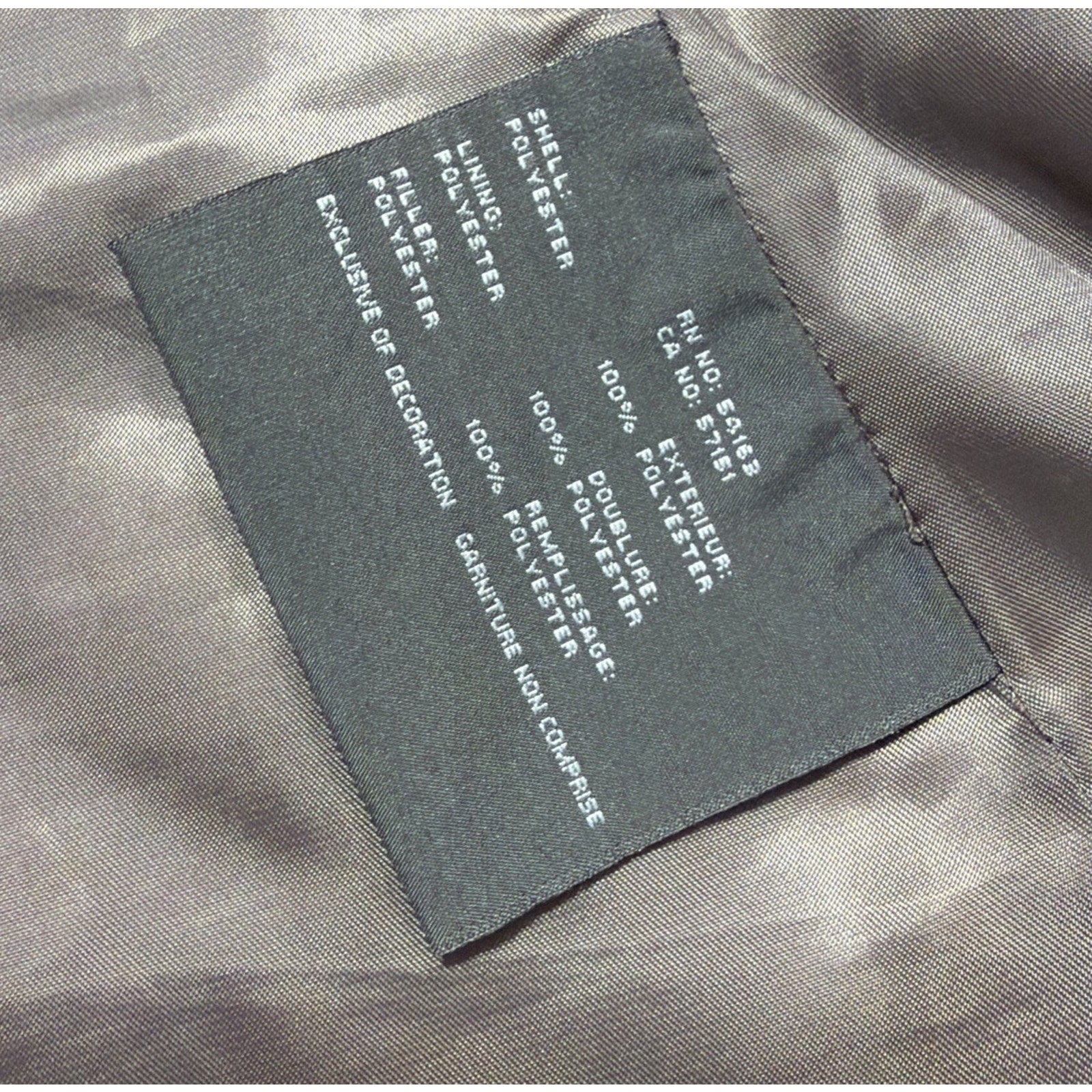 Marc New York Vest Women Small Brown Quilted Puffer Full Zip Gunmetal Outerwear