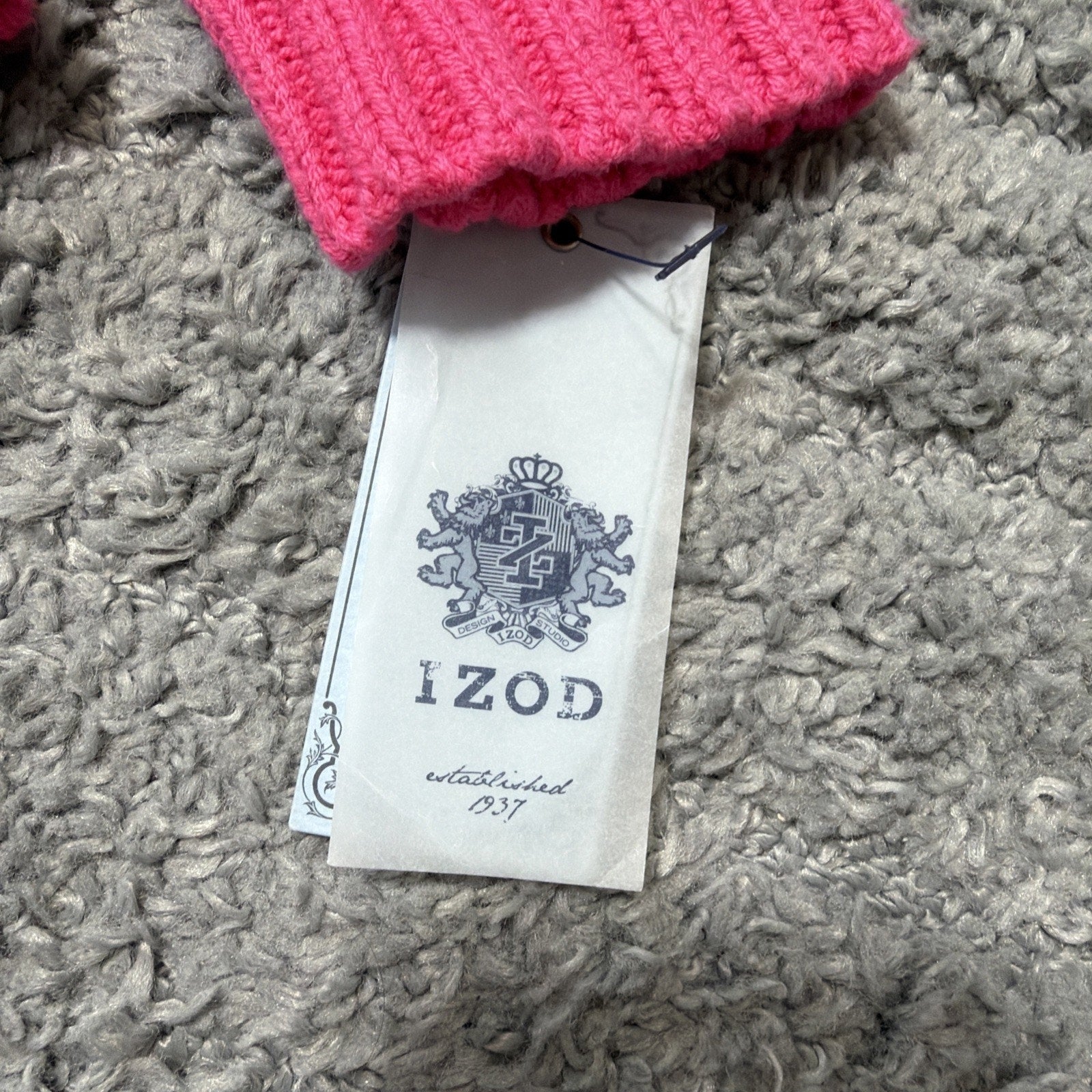 IZOD Womens Size S Lava Pink Cable Knit Turtleneck Sweater NWT Old Money