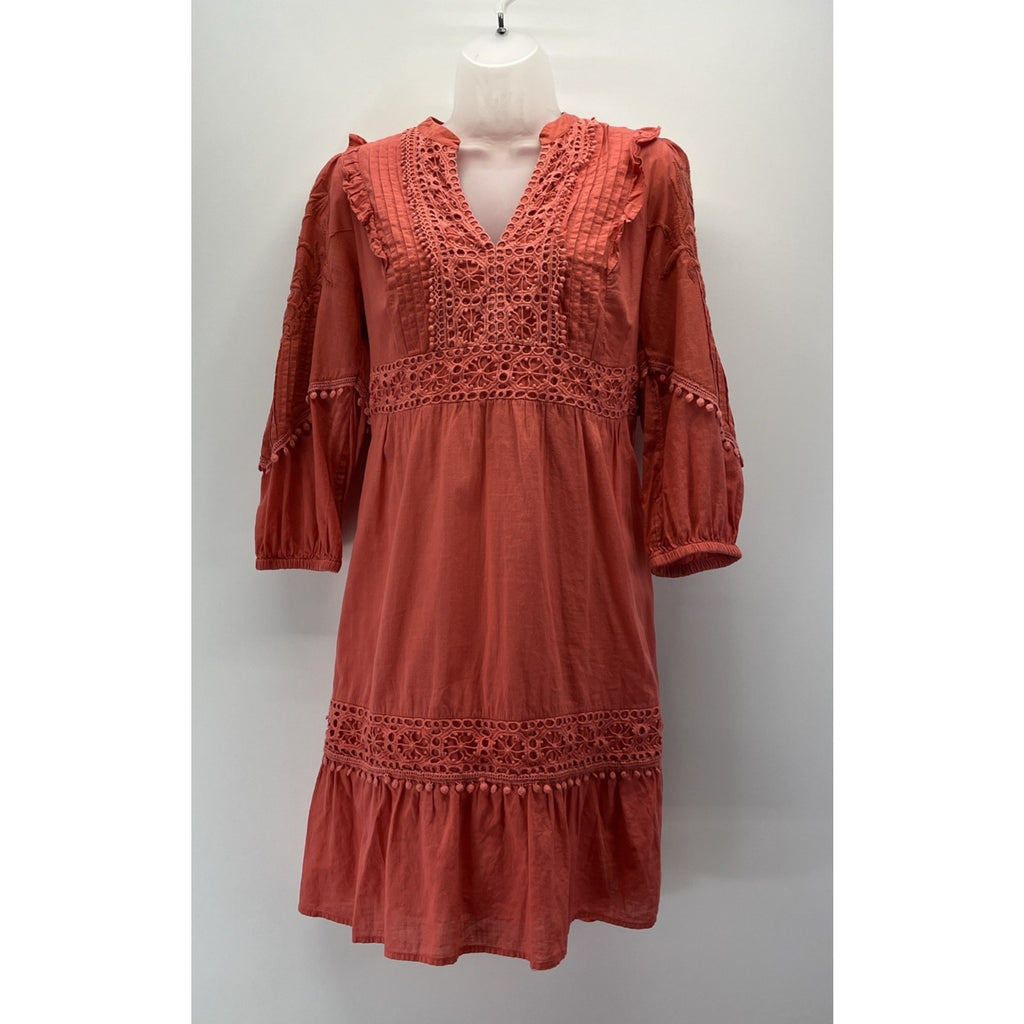 *Anthropologie Josephine Embroidered Dress by Akemi + Kin Women's Small