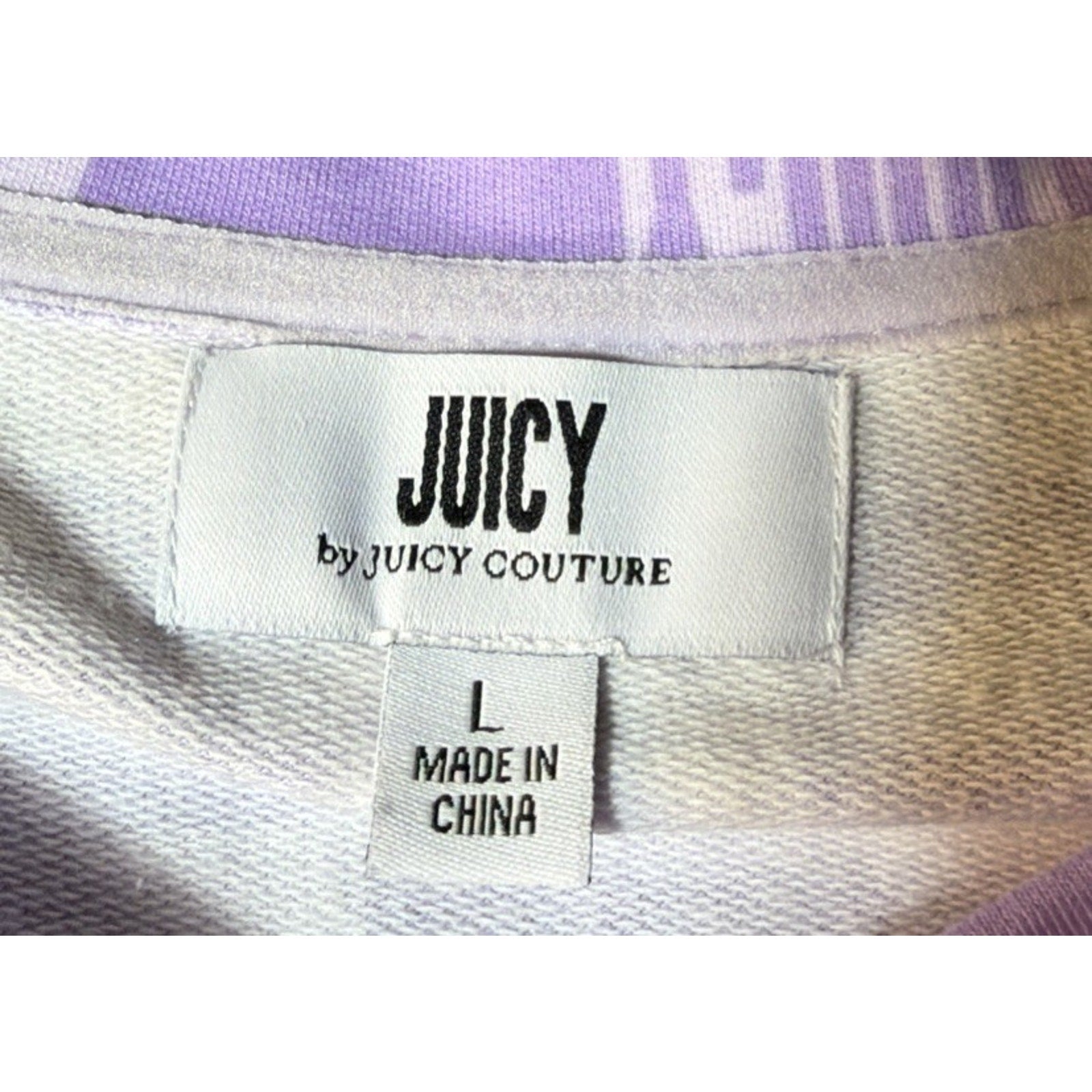 NWT Juicy Couture Lilac Sky Check T-Shirt Dress Size Large SR$60