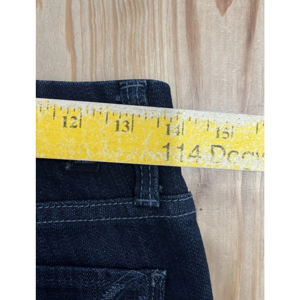 It Jeans Los Angeles Dream Diva Flare Dark Blue Wash Denim Embellished- Sz 27x33