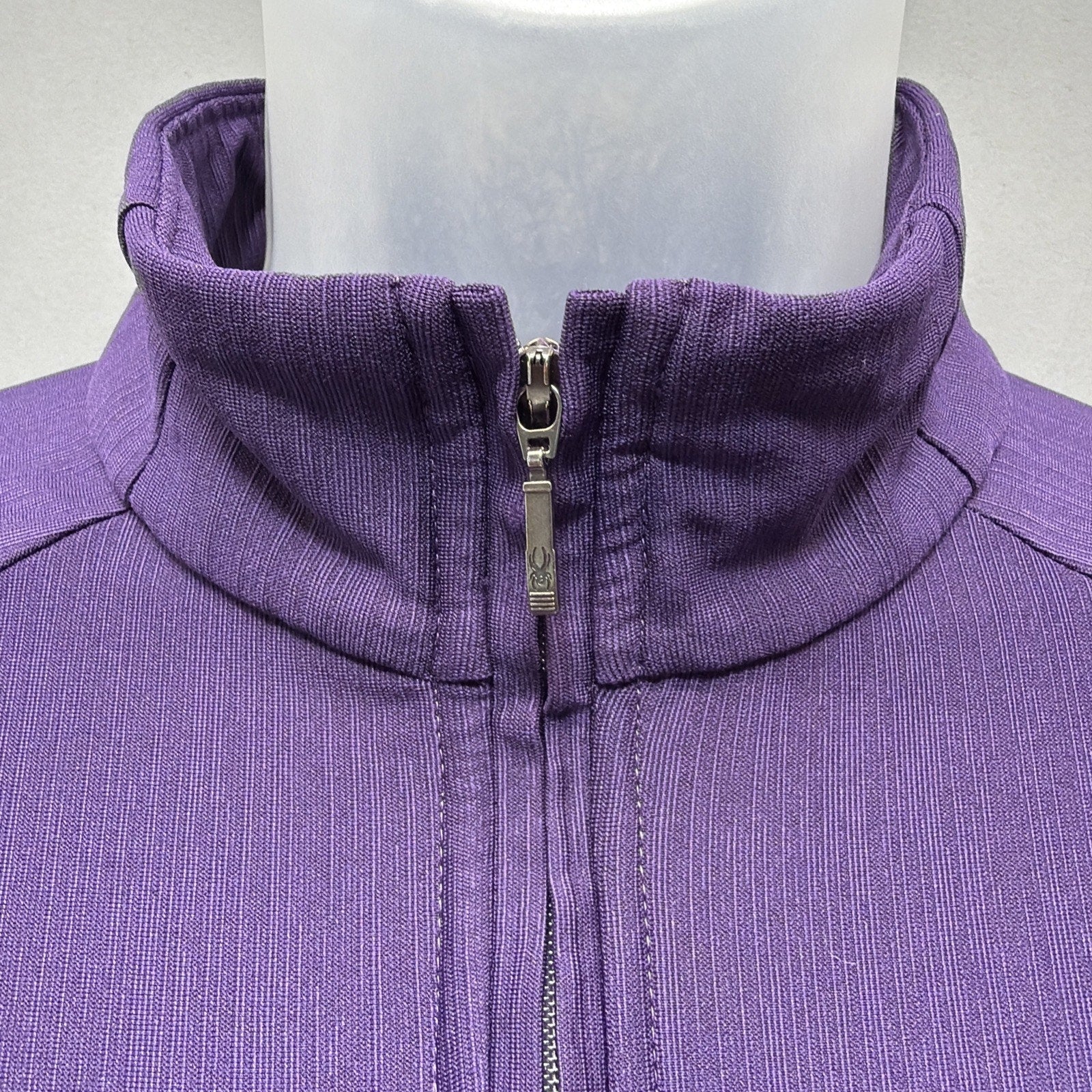 SPYDER Size 8 Womens Purple 1/2 Zip Freestyle Athletic Pullover