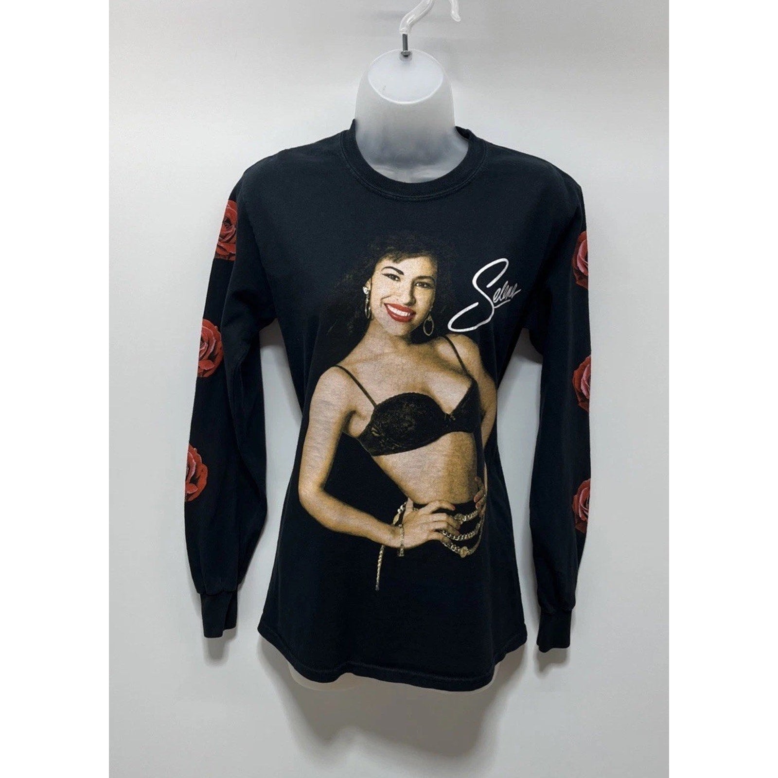 Selena Official Unisex Small Long Sleeve Black Shirt Men Womens Tshirt Band Tee