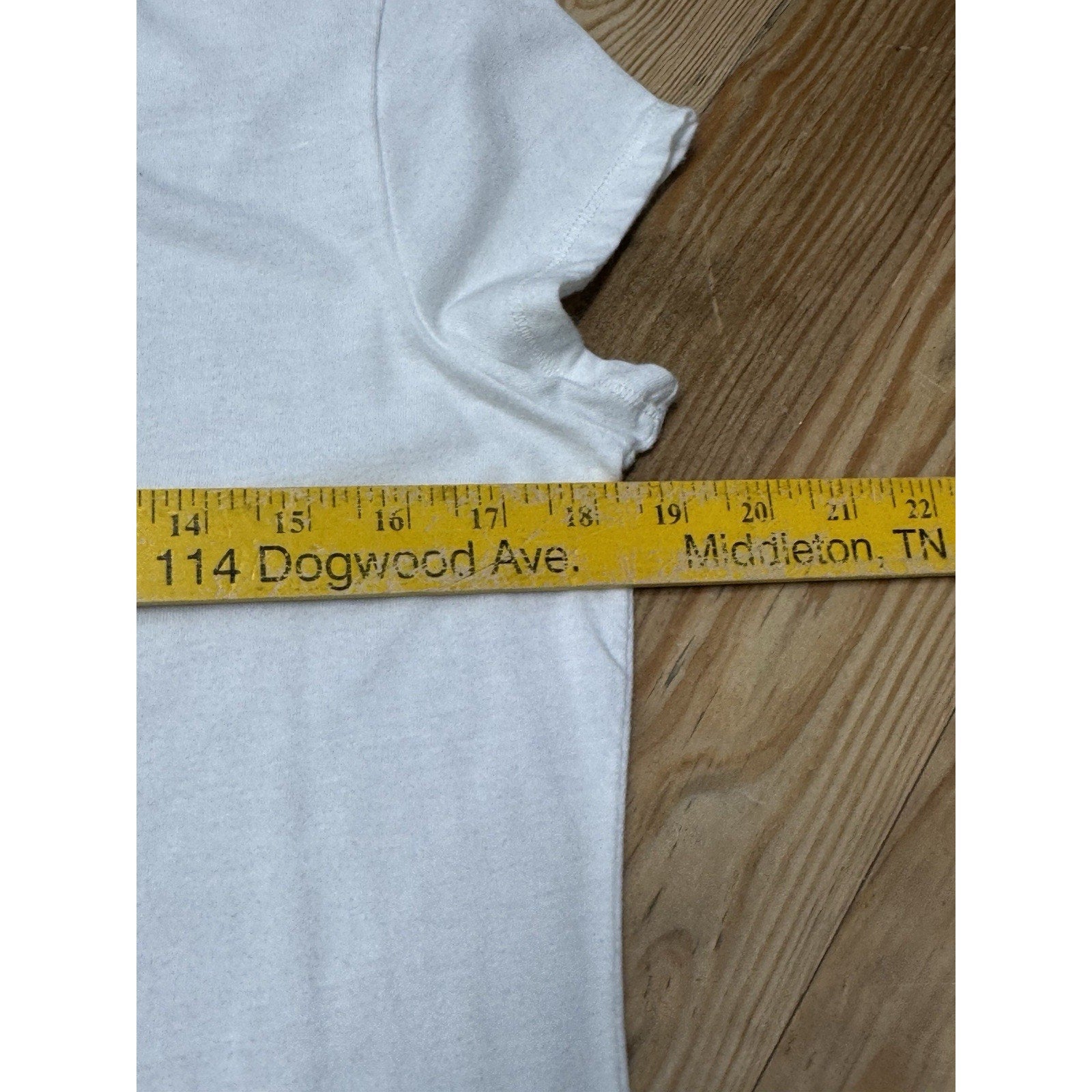 NOBO Scoop Neck Semi Fitted Short Sleeve T Shirt White Juniors Size XL(15-17)