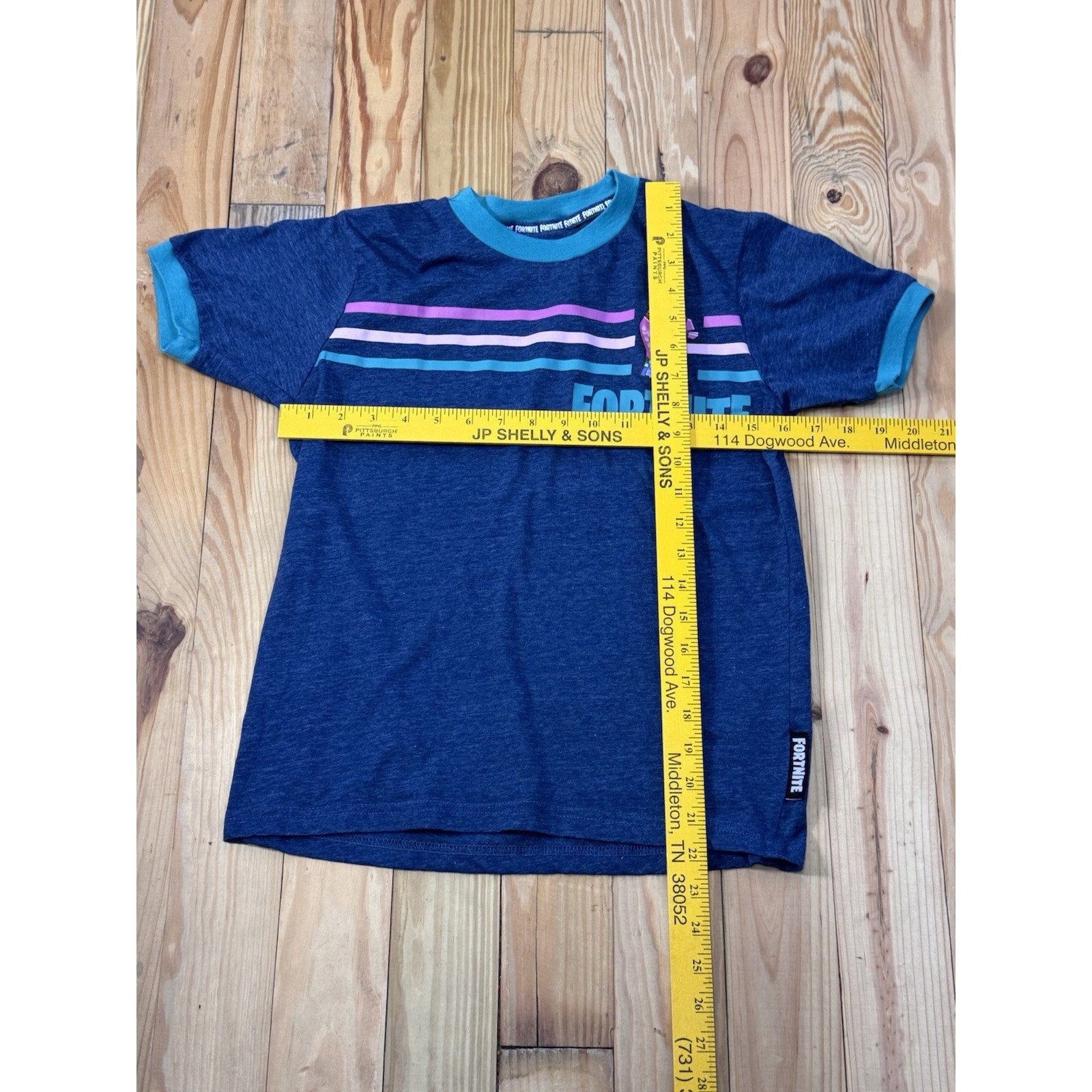 Fortnite Llama Pinata Fortnite Short Sleeve T-Shirt - Boys Size Large 10/12 Blue