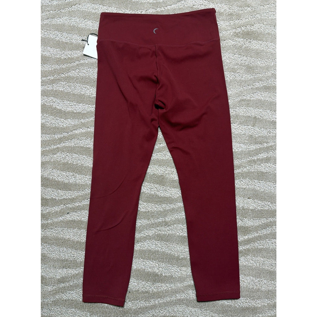 ZYIA Active Maroon Unity High Rise Leggings Size 7/8 Size 6-8 NWT