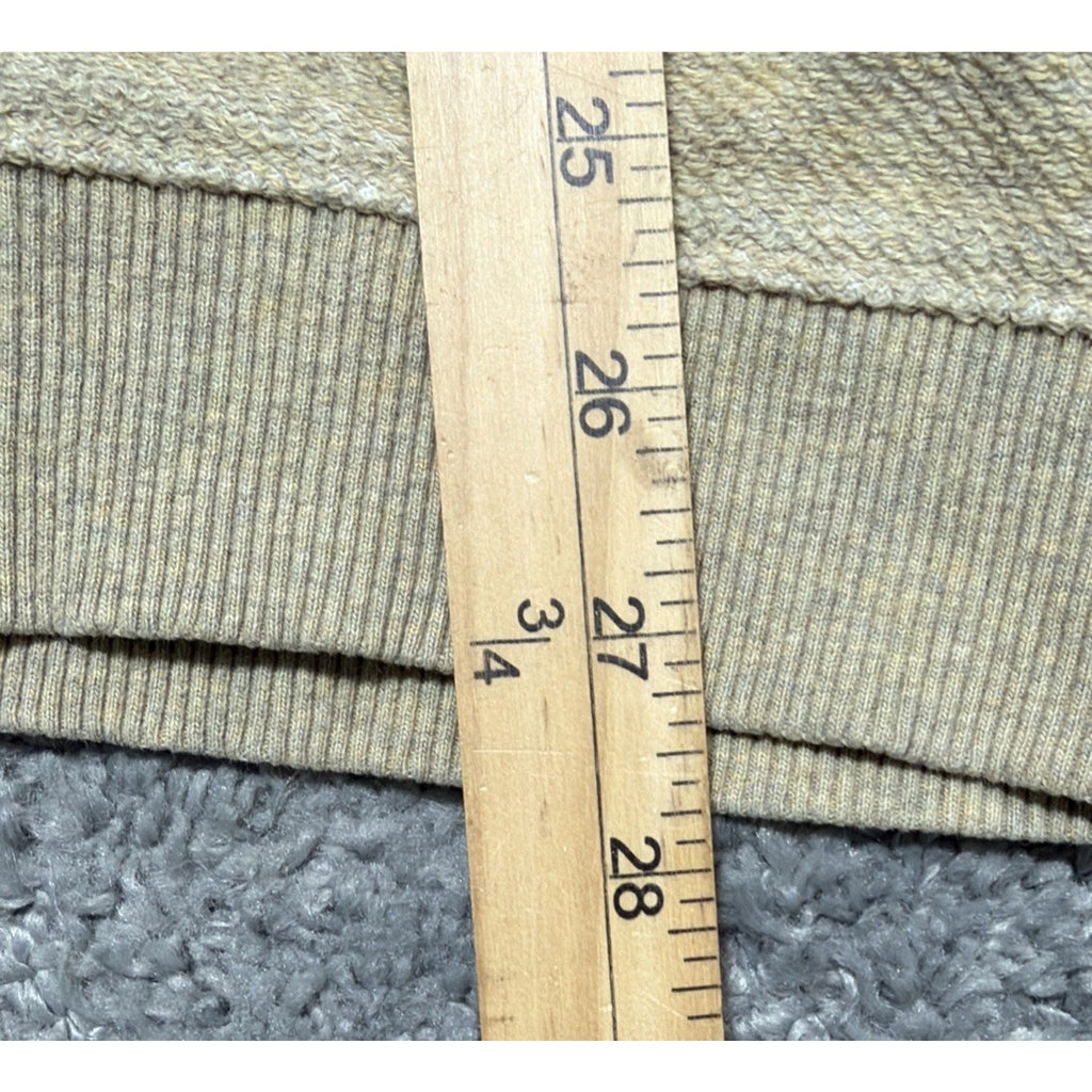 Mens’s Tan 1/4 Zip Sweatshirt Sz L Bob Timberlake Comfortable Preppy