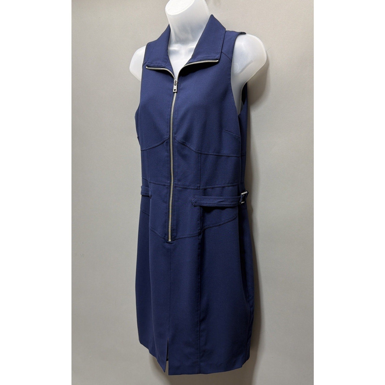 Andrew Marc New York Women's 10 Sleeveless High Neck Sheath Dress Neiman Marcus
