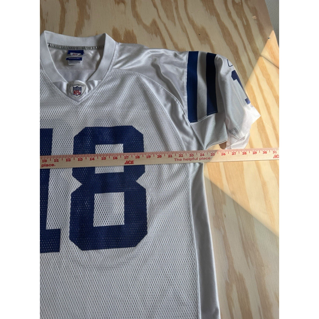 Vintage Peyton Manning Jersey NFL Indianapolis Colts Reebok On Field Men’s Sz XL
