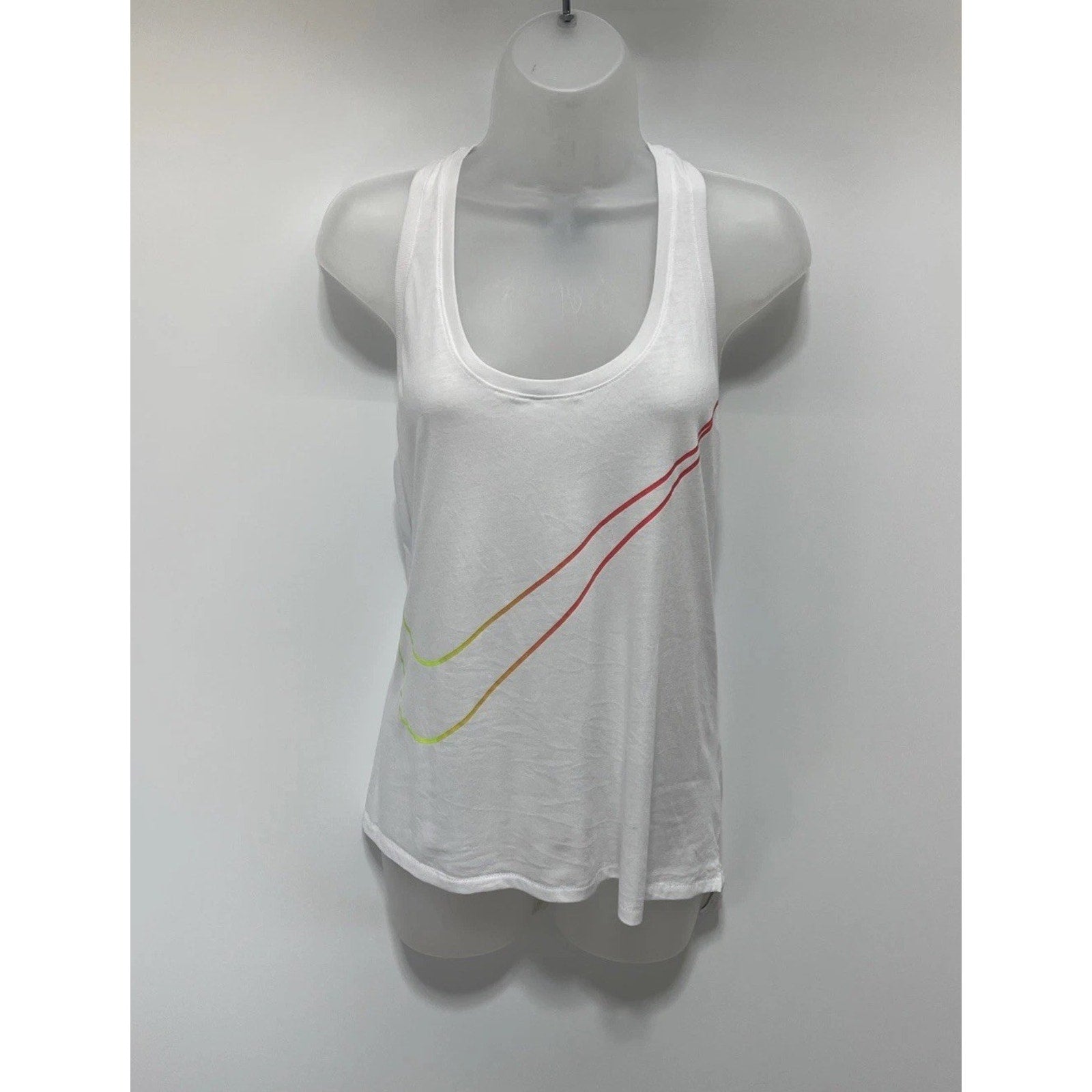 Nike Sportswear Core Tank Top Women’s Size XS White Blue Tag