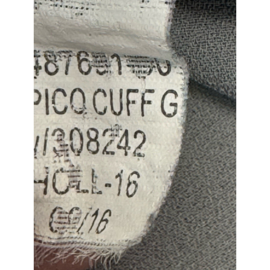 Banana Republic Women's Long Sleeve Carmen Ruffle Blouse Top Pico Green Size XS