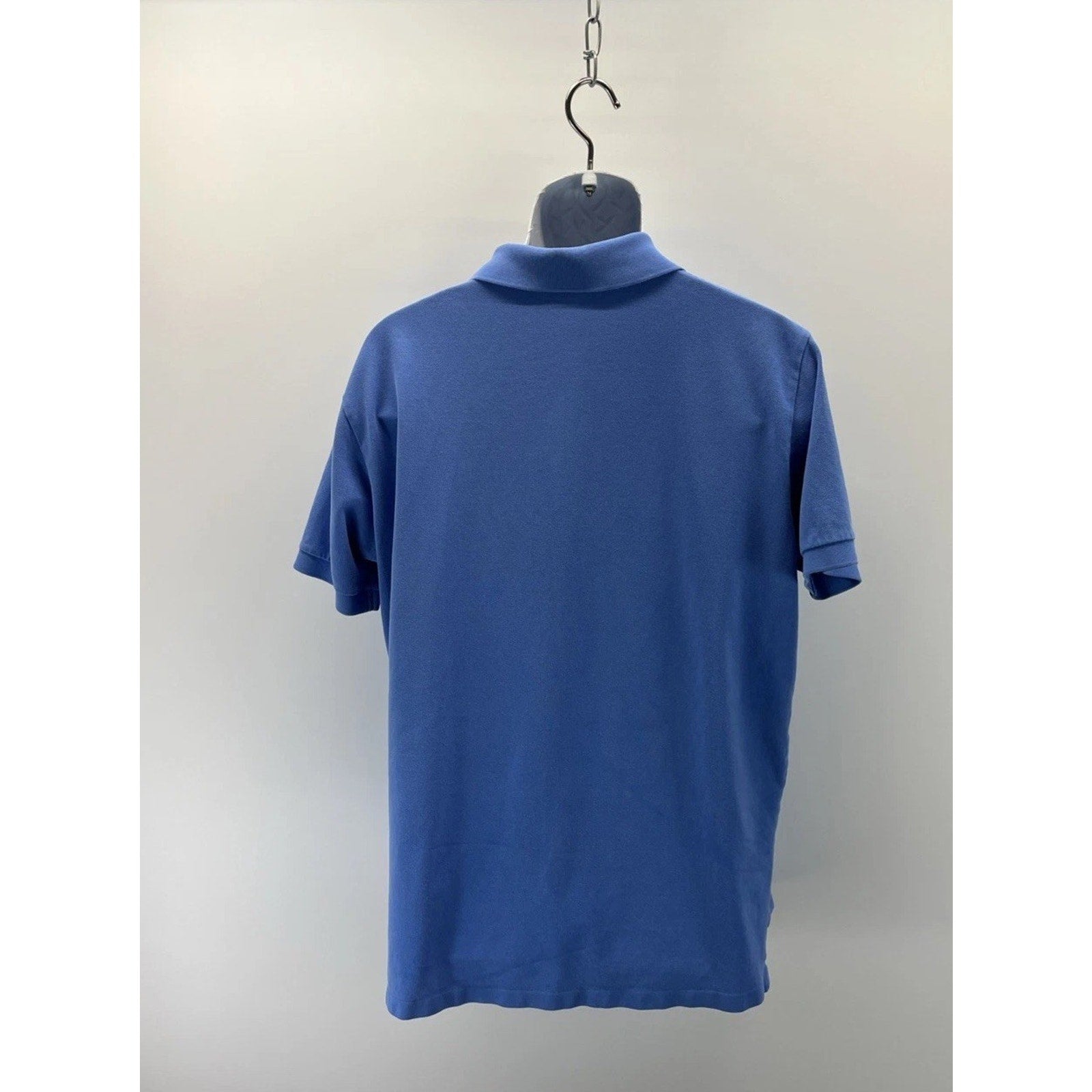 POLO Ralph Lauren Blue Polo Shirt w/ Yellow Pony Logo Mens Large