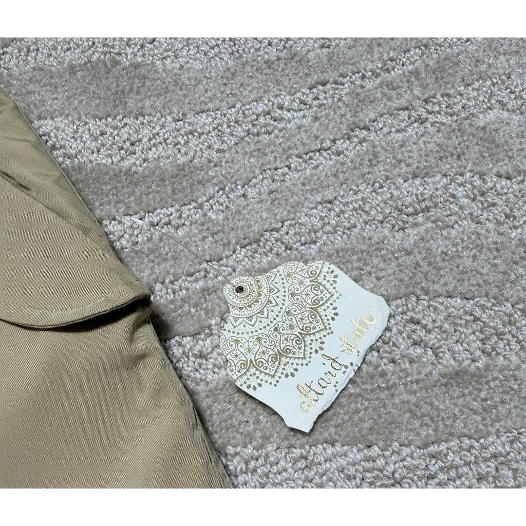 NWT Altar’d State Tan Wide Leg Cargo Pants Women’s Small Elastic Waist Utility