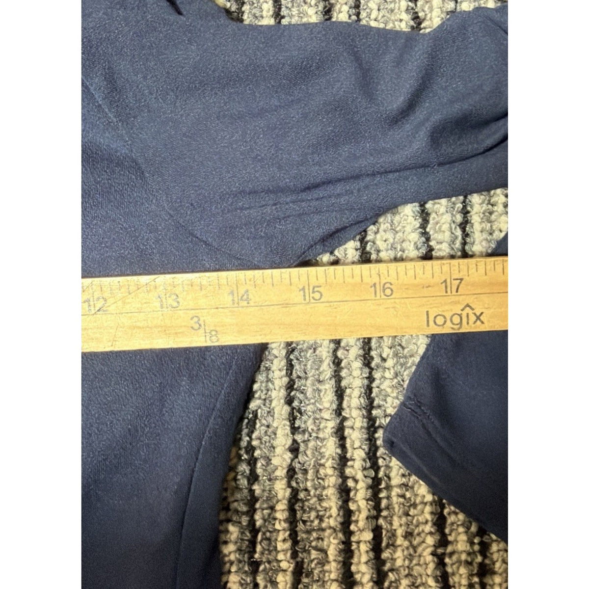 Naked Wardrobe Women’s Blue Long Sleeve One Piece Thong Bodysuit Size Medium NWT