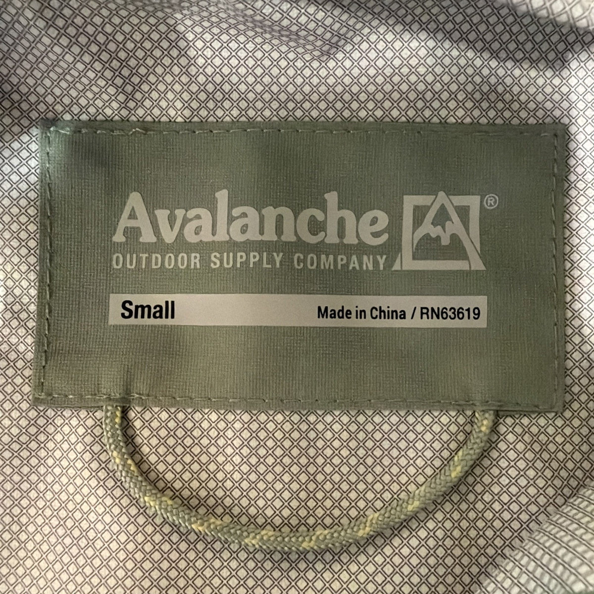 Avalanche Outdoor Supply Ripstop Rain Jacket S Green Lightweight NWOT
