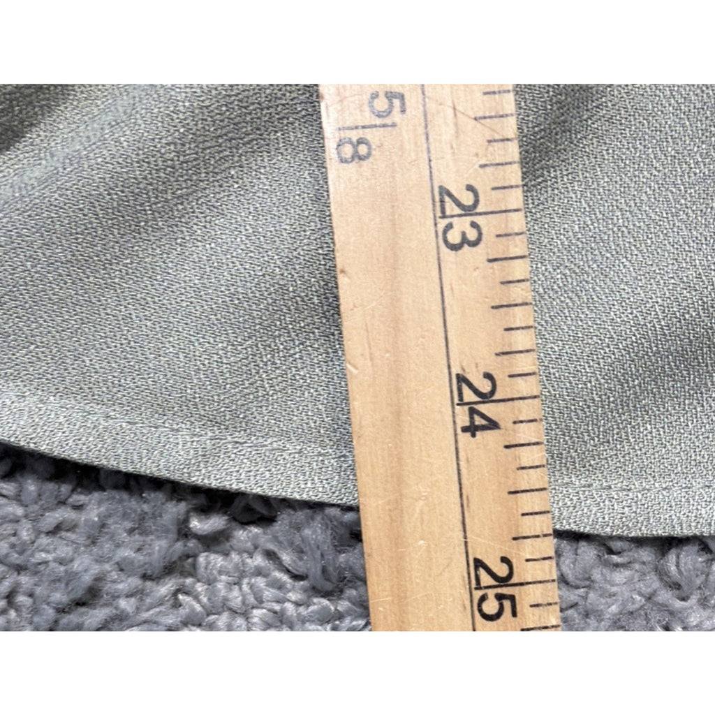 Maurices Top Womens XL Green V-Neck Peplum Tie Waist Boho Peasant