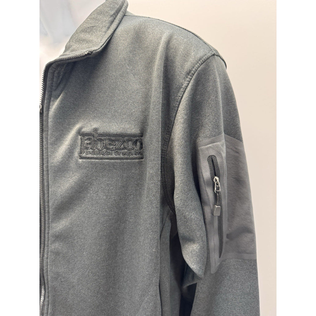 Reebok Mens Lightweight Jacket Black Large Zip Fleece Lined Jabezoo Industrial