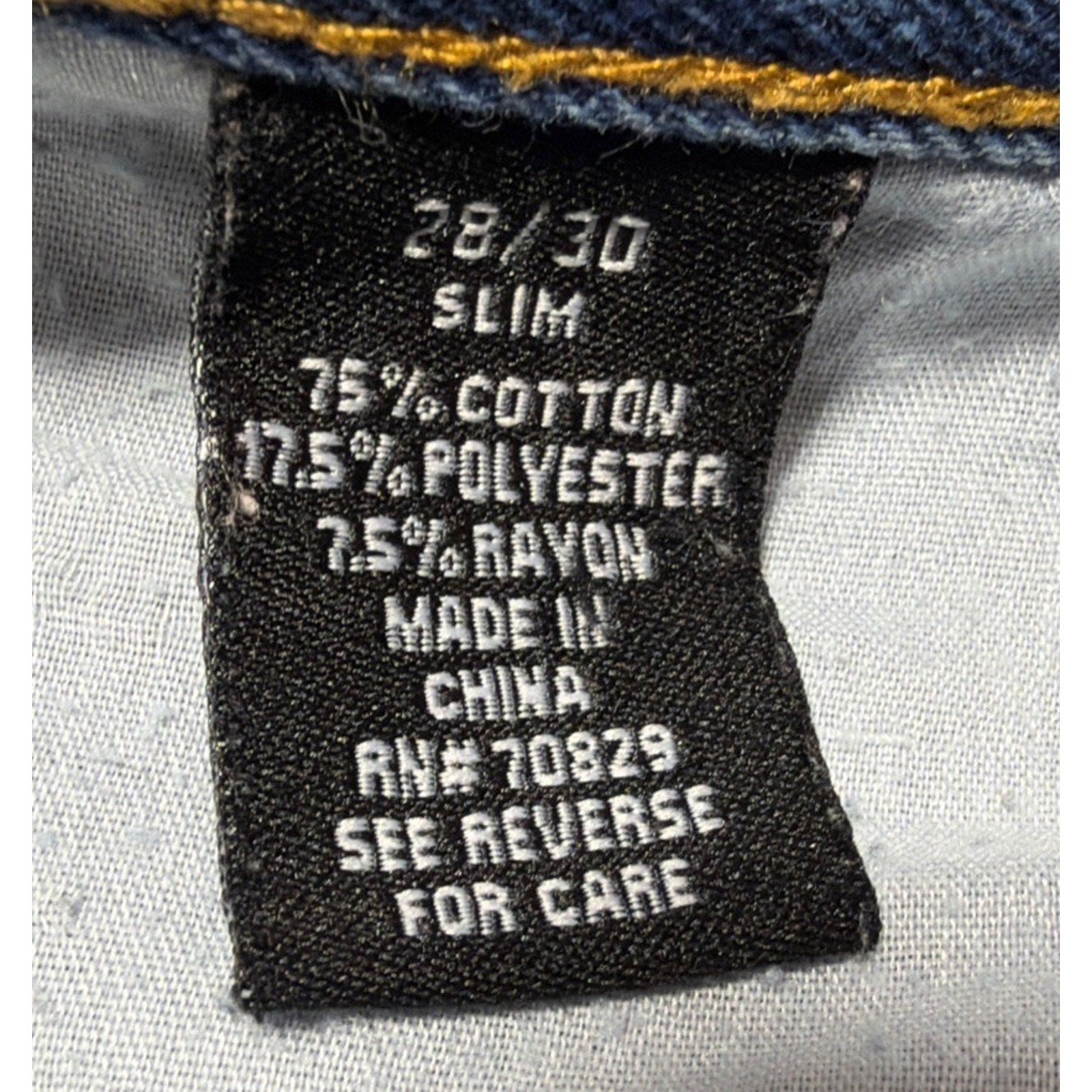 CJ Black Premium Jeans Slim Fit Distressed Streetwear Men's Size 28x30