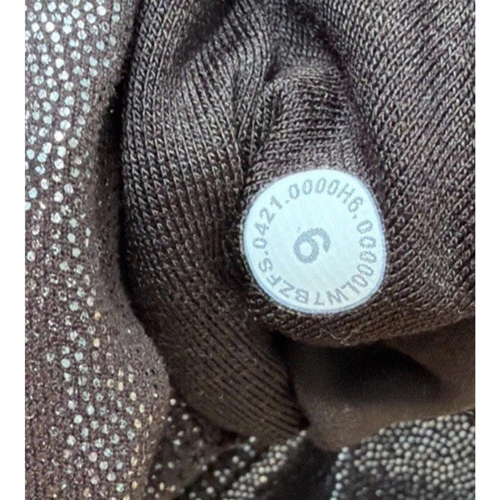 Lululemon Align HR Shorts 8 inch Shine Radiate Foil Print French Press Sz 6 EUC