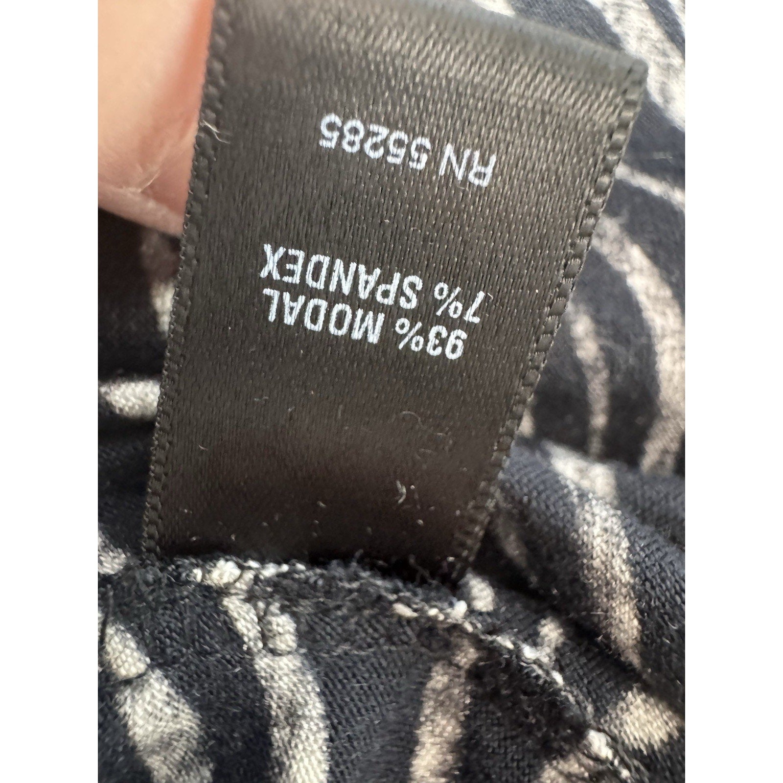 Express Zebra Print Wrap Dress Black & White Midi Dress Women’s Size Small NWT